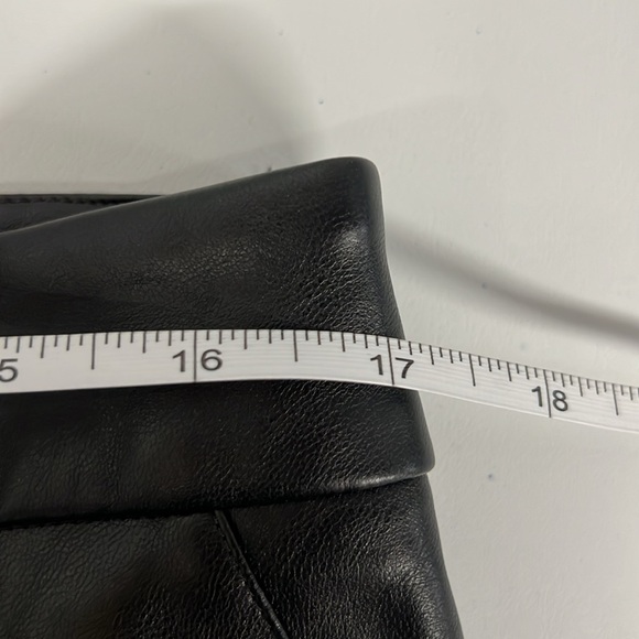 Women's Nine West Pleated Faux Leather Trouser - Picture 4 of 7